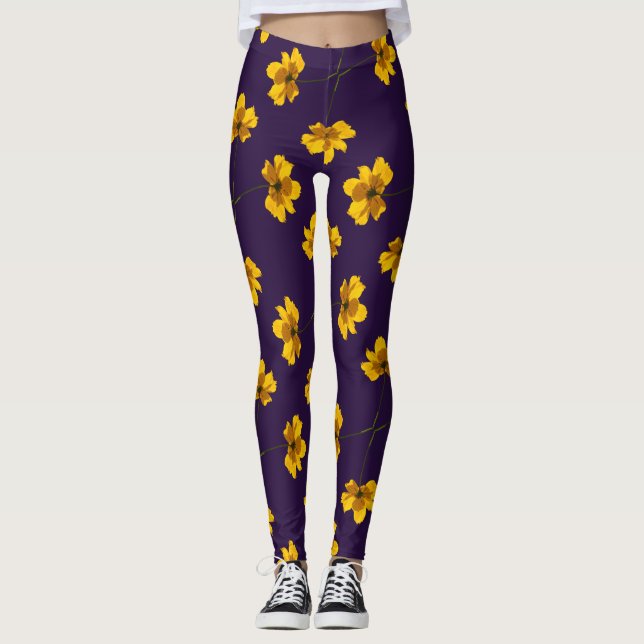 Coreopsis Flower Leggings (Framsida)