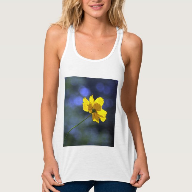 Coreopsis Tanktop Linne Med Racerback (Framsida)
