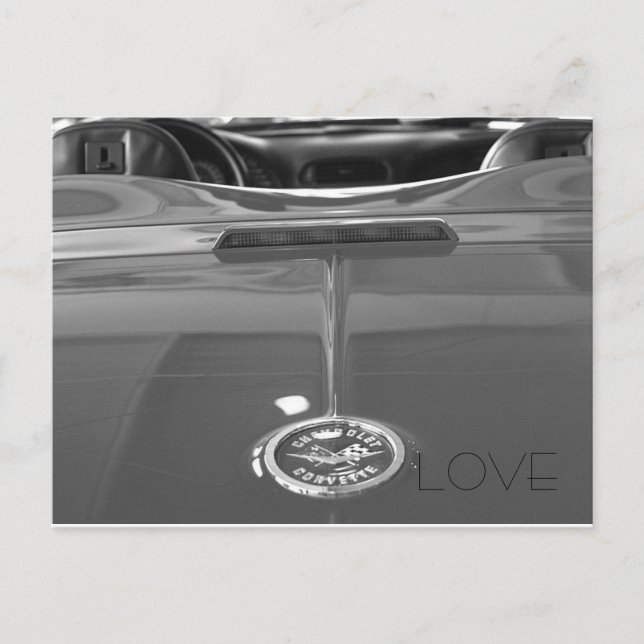 COREVETTE KÄRLEK VYKORT (Framsida)