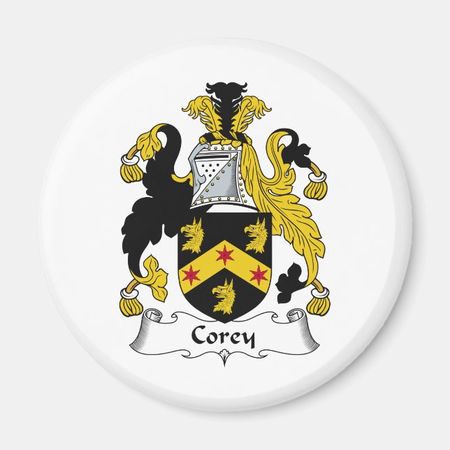 Corey Family Crest Magnet (Framsidan)