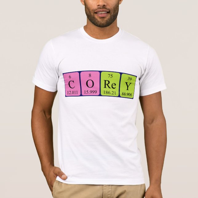 Corey Periodiska skjorta bord namn T Shirt (Framsida)