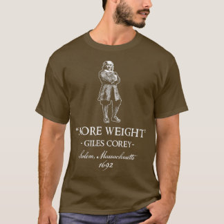 Corey Salem Massachusetts Witch Trial New England T Shirt