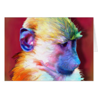 Corey the Baboon Hälsningskort