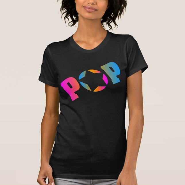COREY TIGER 1980-TAL RETRO POP DISCO-STJÄRNA TEE (Framsida)