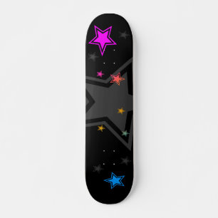 COREY TIGER 1980-TAL RETRO STJÄRNOR DISCO SKATEBOARD BRÄDA 19,5 CM