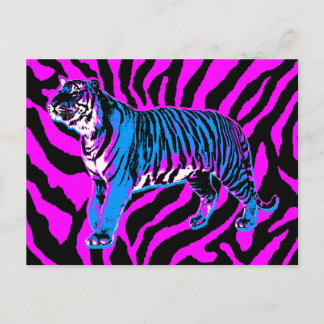 COREY TIGER 1980-TAL RETRO VINTAGE VILD TIGER VYKORT