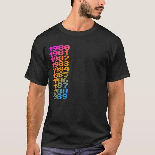 COREY TIGER 1980-TALET T-SHIRT (Framsida)