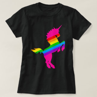 COREY TIGER 1980-talets RETRO VINTAGE UNICORN RAIN T Shirt