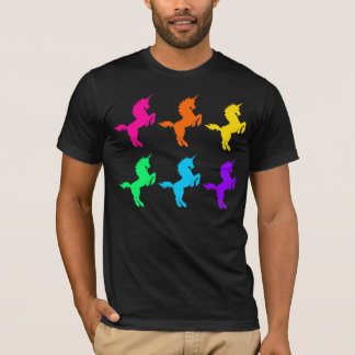 COREY TIGER 1980-talets RETRO VINTAGE UNICORNS Tee Shirt