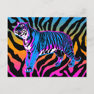 COREY TIGER 1980-talets TIGER FÖR RETRO VINTAGE VI Vykort