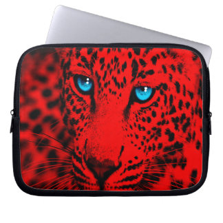 Corey Tiger 80 år Leopard (röd) Laptop Fodral
