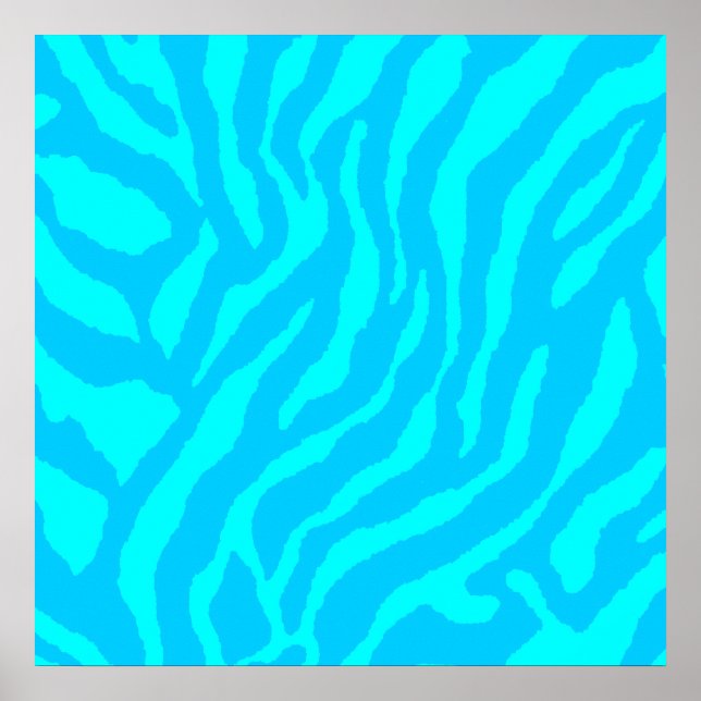 Corey Tiger 80 år Retro Tiger Mönster Poster (Framsidan)