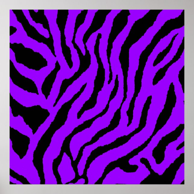 Corey Tiger 80 år Retro Tiger Mönster Poster (Framsidan)