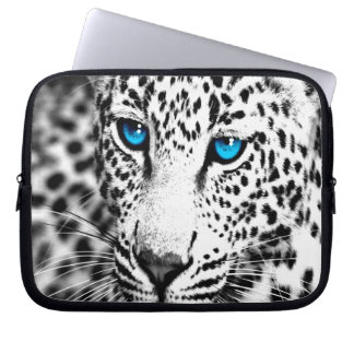 Corey Tiger 80 år Snö Leopard (vit) Laptop Fodral