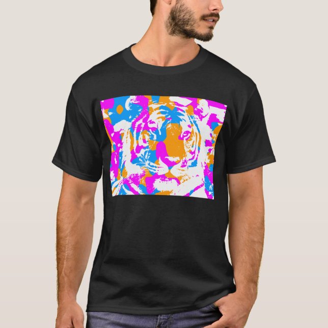 COREY TIGER 80-TAL CAMOUFLAGE TIGERANSikte Tee (Framsida)