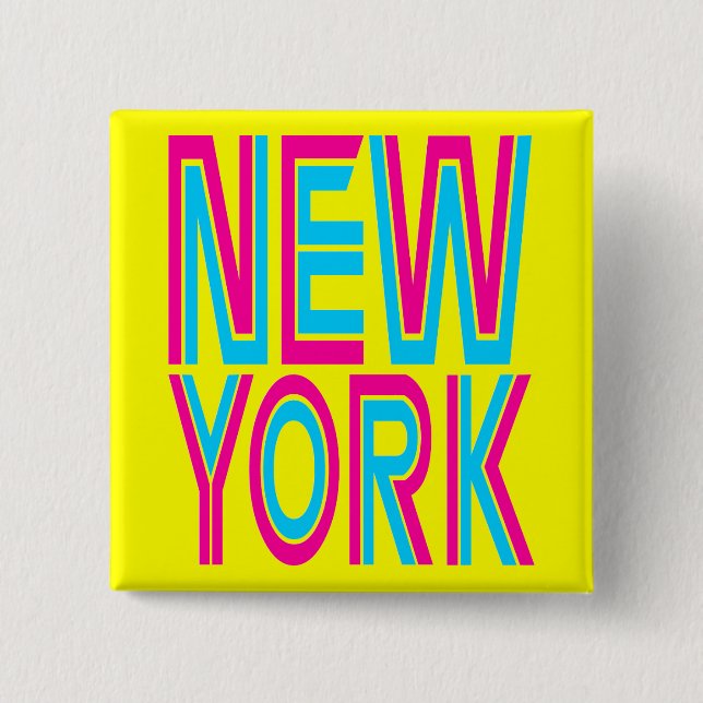 Corey Tiger 80-tal Retro New York Knapp (Framsida)