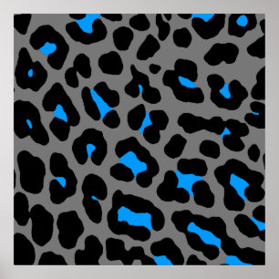 Corey Tiger 80-talet Retro Leopard Mönster Poster