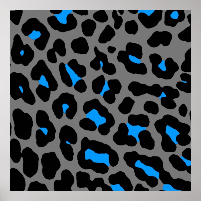 Corey Tiger 80-talet Retro Leopard Mönster Poster (Framsidan)