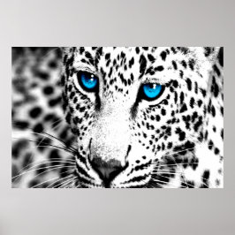 Corey Tiger 80-talet Retro Leopard Poster