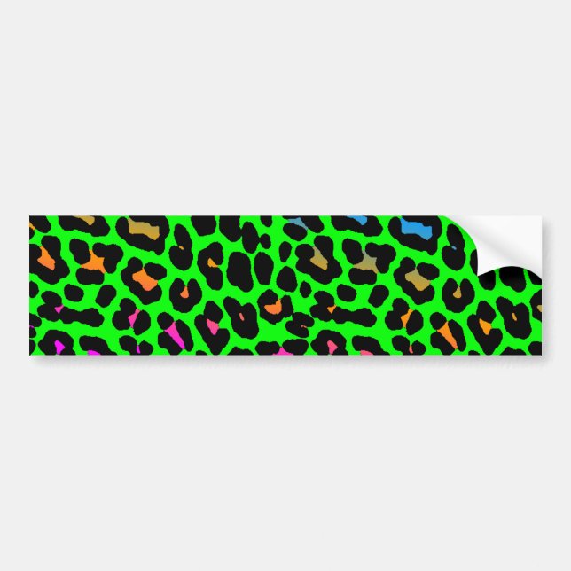 Corey Tiger 80-talet Retro Leopard Spots Bildekal (Framsidan)