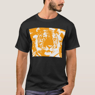 COREY TIGER 80-TALETS ORANGE TIGERANSIKTE TEE SHIRT