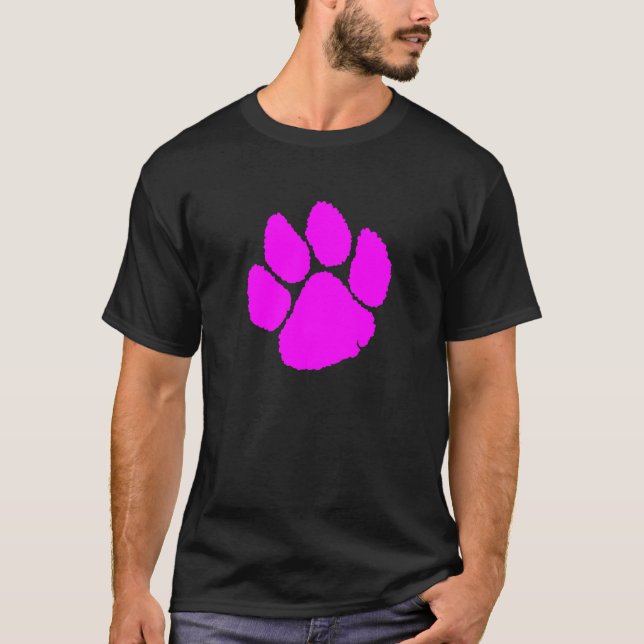 COREY TIGER 80-TALETS ROSA TIGER-SPÅR TEE (Framsida)