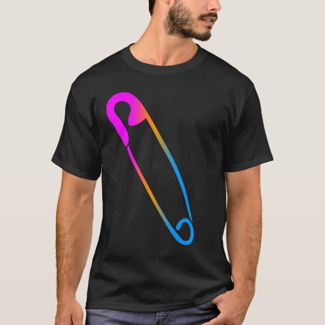 COREY TIGER 80-TALETS Säkerhetsnål T-shirt (Framsida)