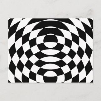 Corey Tiger 80-talets Vintage Op Art Vykort