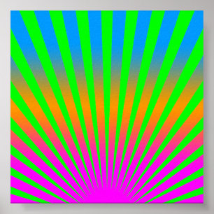 Corey Tiger 80-talets Vintage Stigning Sol Rand Poster