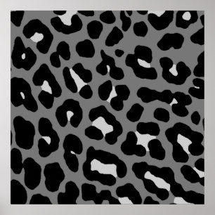 Corey Tiger 80-tals Retro Leopardsmönster Poster