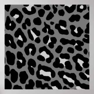 Corey Tiger 80-tals Retro Leopardsmönster Poster
