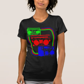 Corey Tiger 80-tals Retro Radio Bandspelare T-shirt