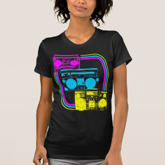 Corey Tiger 80-tals Retro Radio Boombox T-shirt