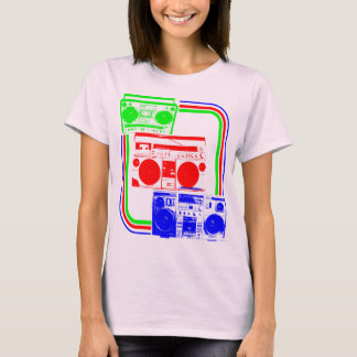 Corey Tiger 80-tals Retro Radio Boombox Tee