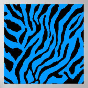 Corey Tiger 80-tals Retro Tiger-mönster Poster