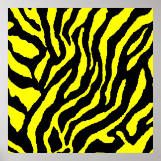 Corey Tiger 80-tals Retro Tiger Mönster Poster