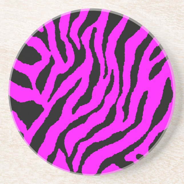 Corey Tiger 80-tals Retro Tiger Ränder Underlägg Sandsten (Framsidan)