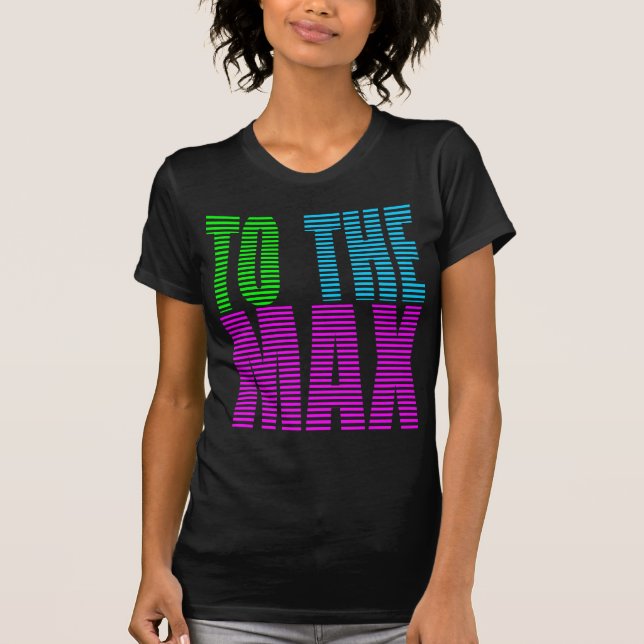 Corey Tiger 80-tals Stil MAXIMALT T Shirt (Framsida)