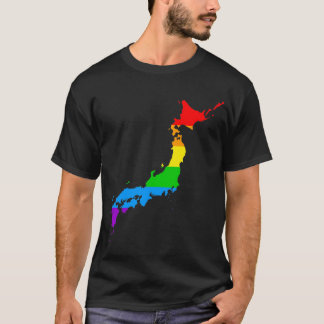 Corey Tiger 80-talsstil Japan Regnbåge T Shirt
