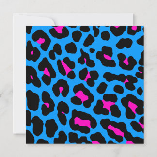 Corey Tiger 80s Leopardfläckar (blå)