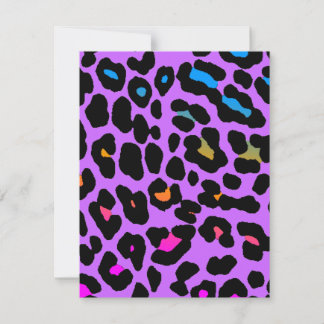 Corey Tiger 80s Leopardfläckar (Lila)