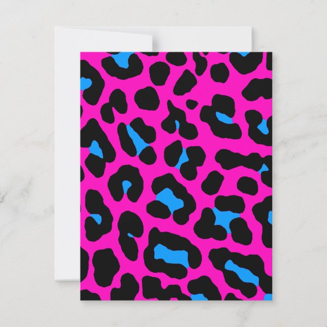 Corey Tiger 80s Leopardfläckar (rosa) (Framsida)
