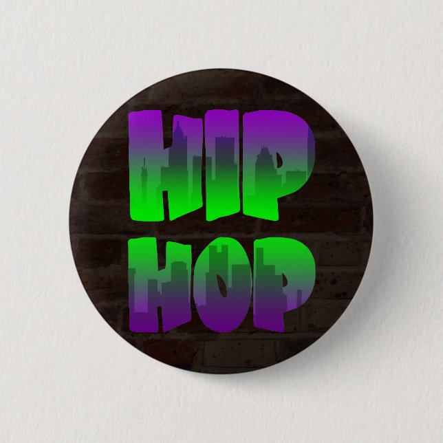 Corey Tiger 80s Retro Hip Hop Knapp (Framsida)