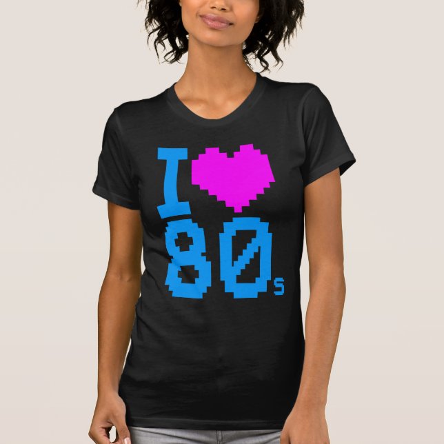 Corey Tiger 80s Retro Jag älskar 80s T-shirt (Framsida)