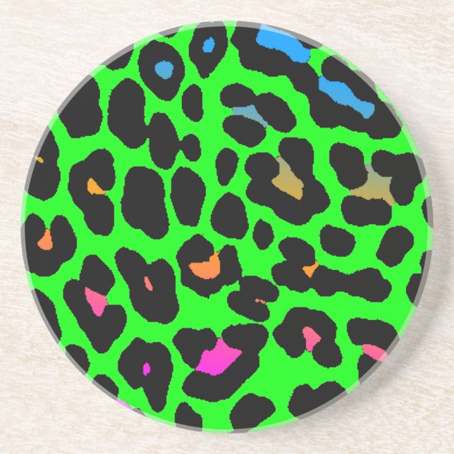 Corey Tiger 80s Retro Leopardfläckar Mönster Underlägg (Framsidan)