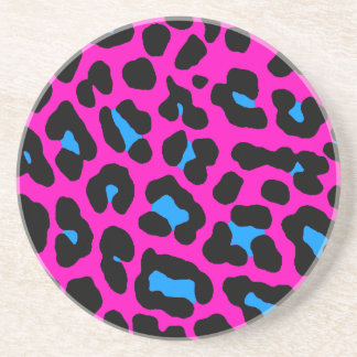 Corey Tiger 80s Retro Leopardfläckar Mönster Underlägg Sandsten