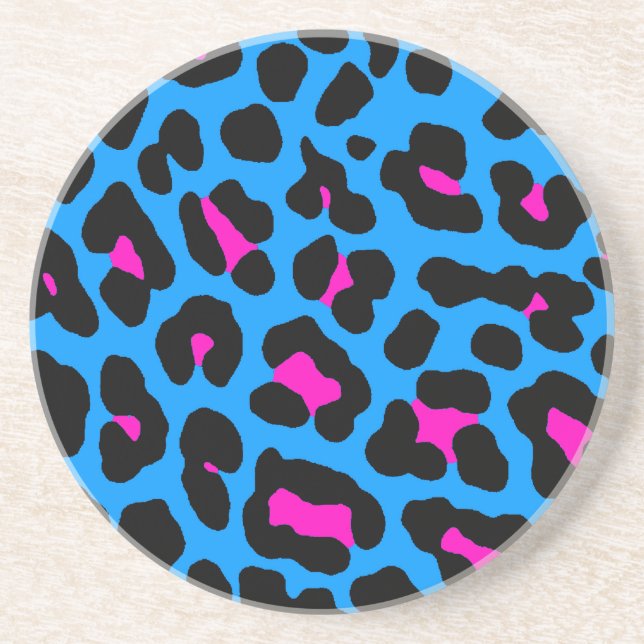 Corey Tiger 80s Retro Leopardsmäckar Mönster Underlägg (Framsidan)