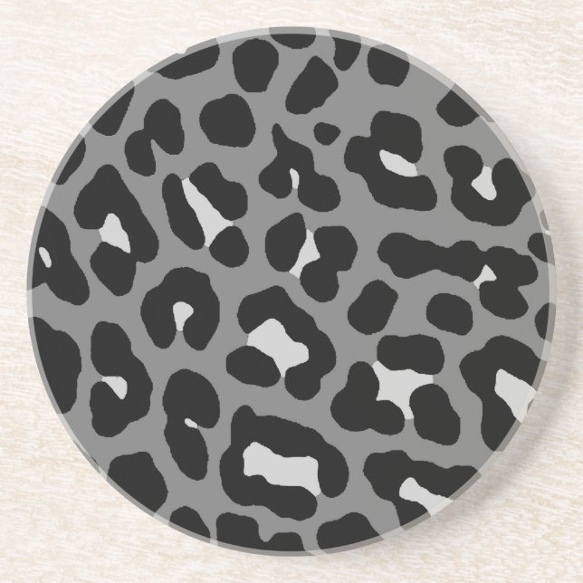 Corey Tiger 80s Retro Leopardsmäckar Mönster Underlägg Sandsten (Framsidan)