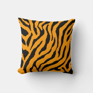 Corey Tiger 80s Retro Neon Djur Ränder Kudde