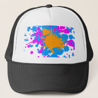 Corey Tiger 80s Retro Paint Splatter (Multifärgad) Truckerkeps